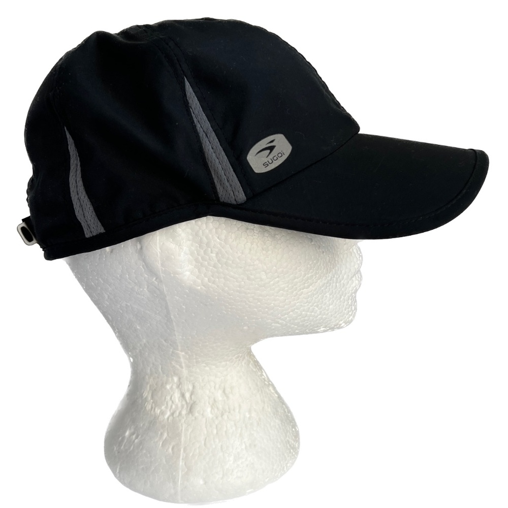 Sugoi Hat Cap Black Cycling Biking Adjustable Back Strap One Size Polyester Bike